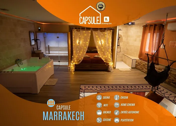 Capsule Marrakech I Chicha I Sauna I Balneo I Console Ps5 I Cinema