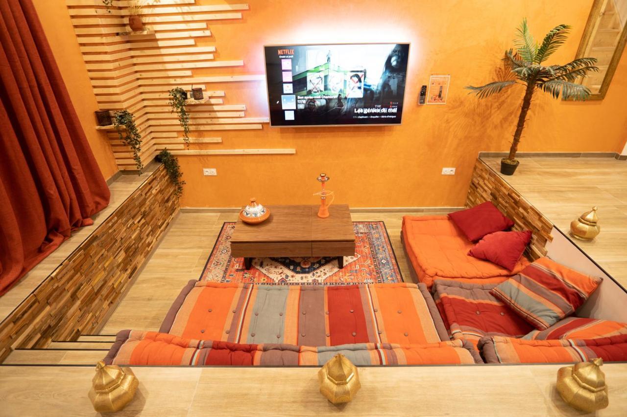 Holiday home Capsule Marrakech I Chicha I Sauna I Balneo I Console Ps5 I Cinema Trith-Saint-Leger
